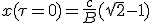 =ln(e^{B\tau}-1)